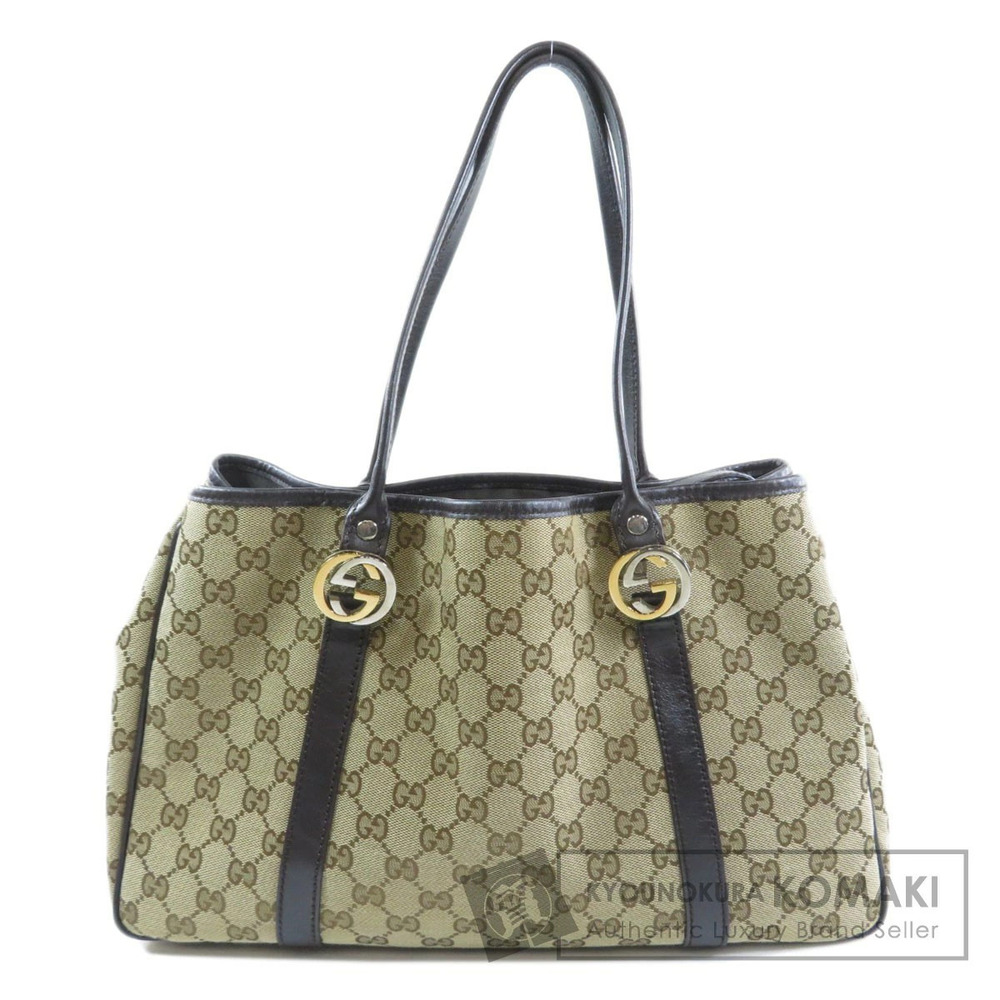 Gucci GG Twins tote bag beige brown GG canvas